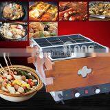 Electric Donut Fryer/2 Tank 32 Grid Wood Taiwanese Oden Machine/Taiwanese Oden Maker in Stock thumbnail-5