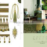 Fontainebleau Style---Green Gold,curtain Tassel Fringe,wholesale Tassels,tassel and Fringe thumbnail-1