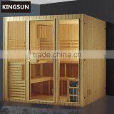 6-10 Persons Use Solid Wood Light Wave Room Dry Sauna Room K-7131