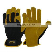 HANDLANDY Cowhide Leather Work Gloves Safety,leather Driving Gloves,leather Gloves Working thumbnail-1