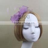 Wholesale Unique Style Bowknot Sinamay Fascinator With Feather Hair Accessories thumbnail-3