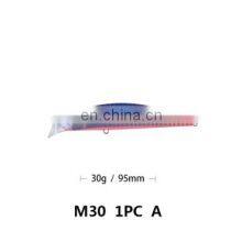 Handmade 9.5cm 30g Heavy Artificial Bait Fishing Lure Freshwater Saltwater Hard Plastic Lure Sinking Minnow Hard Fish Lure thumbnail-1