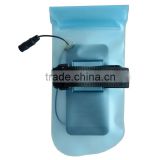 hot item cellphone water protective dry bag for iphones with arm belt and earphone