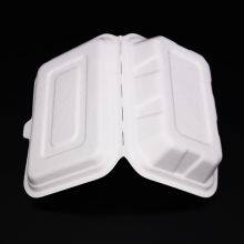 New Hot Disposable Biodegradable 450ML Bagasse Food Box Take Away Sugarcane Container thumbnail-4