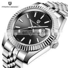 PAGANI DESIGN 1645 High Quality Gold Wrist Watch Stainless Steel Automatic Luxury Men Watch Numeric thumbnail-3