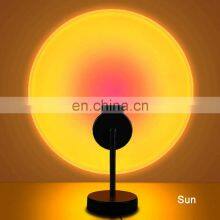 Sunset Lamp Rainbow Projection Foldable Bedroom USB Floor Light Room LED Night for Photography Lights thumbnail-5