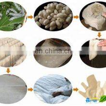 100% Natural Raw Silk Body Facial Massage Glove, Garshana Glove, Ayuervedic Dry Massage Glove thumbnail-2