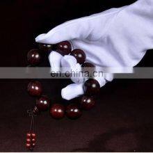 Thicker Cotton Larger Size Daily Use Plain Style 100% White Cotton Glove, Cotton Work Glove thumbnail-4