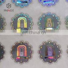 Круглые индивидуальные голографические антифальсификационные наклейки thumbnail-3