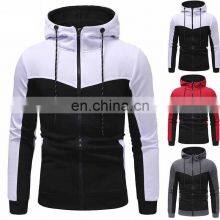 High Quality Full Zip Up Face Hoodie Blank Full Face Zip Full Zipper Hoodies Whole Custom Fleece Mens Zip Up Hoodie thumbnail-5