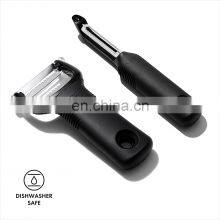 Vegetable Peeler for Kitchen Potato Peelers Fruit Straight Blade Durable Non-Slip Handle Set of 2 thumbnail-5