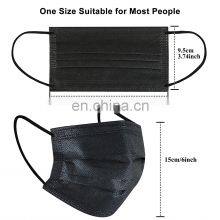 Black Disposable Facemask Facemask Disposable Black Mask Disposable Facemask PPE Face Maskss thumbnail-3