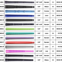 OEM Fashion Golf Grip With Half Cotton Core Size 0.58''/0.60'' 52g With 1.7-1.8mm Thickness for Wood/Iron thumbnail-4