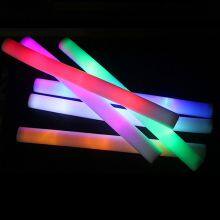 Factory Price Custom Party Supplies Multi-Color Flashing Foam LED Light up Foam Sticks Led Foam Glow Stick With 3 Modes thumbnail-3