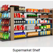 Supermarket Shelves Grocery Wooden Shelves Convenience Store Steel Metal Display Rack thumbnail-2