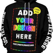 Custom Hoodies With Your Own Design Text Logo Photo Name Add Your Image Picture Personalized Sweatshirt Hoodies