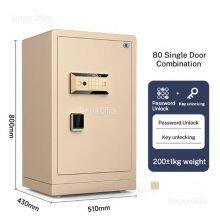 HN-G100 OEM Security Safe Cabinet, Gold, Wholesale Customizable, Luxury Jewelry & Cash Management Storage Box With Multi-User Access for Boutiques thumbnail-3