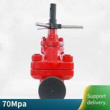 Langfeng Z23y-200 Forged External Thread High-pressure Mud Gate Valve, Special Flat Valve for Oil Fields thumbnail-2