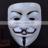 Wholesale PVC/latex Guy Fawkes Mask V for Vendetta Mask /Christmas Halloween Masquerade Mask for V For Vendetta Mask thumbnail-3