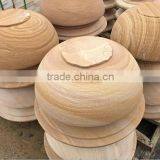 High Quality 100% Natural Wooden Yellow Sandstone thumbnail-1