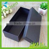 Large Eco-Friendly Printed Cheapest Black Paper Gift Box With Sliver Logo thumbnail-1