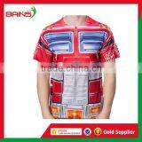 Custom Sublimation 3d Design T-shirts&100 Polyester t Shirts Made in China thumbnail-3