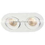 IP54 High Quality 2*8W Square Led Spot Ceiling Light,dimmable Led Spot Light thumbnail-2