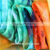 Chiffon Flower,colorful Flower for Dress Flower Design Printed Chiffon Fabric thumbnail-2