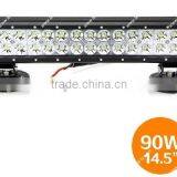90w Led Light Bar 12v Led Driving Light Bar, 14.5"car Led Light Bar