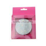 7cm Big Round Double Sided Foldable Metal Pocket Mirror With 16 Different Patterns On Cover thumbnail-5