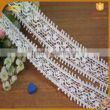 Custom Fast Delivery Preferably Nice and Beautiful Cotton Lace Trims in White thumbnail-4