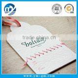 Die Cut Garment Hanging Tags for Jeans With Hole