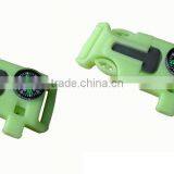 New Product 2017 Outdoor Sports Equipment Fire Starter Buckle With Scraper Bracelet for Camping Mess Kit thumbnail-1