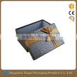 Custom Logo Printed Decorative Cardboard Gift Boxes With Ribbon