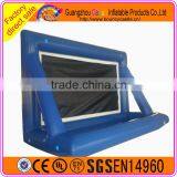 Commercial Used Inflatable Blue Movie Screen for Sale