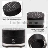 100ml Diamond Black Cosmetic Jars Plastic thumbnail-2