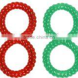 Top Grade Durable TPR Dog Chew Toy 8 Shape Red thumbnail-3