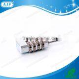 AJF 2015 Hotsale 20mm Small Metal Brass 4 Wheel Bag Number Lock thumbnail-5