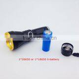 POPPAS F38 T6 10w Led Reflector Rechargeable Searhing Led Flashlight thumbnail-5