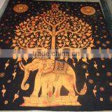Elephant Tree of Life Bedsheets Tapestry New thumbnail-2