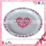 2015 Wholesales Lovely Shape Baby Plate And Spoon Set