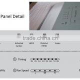 Dust Sensor Home Air Purifier With Ionizer HEPA Filter Active Carbon for Smoke Office Bedroom thumbnail-3