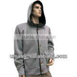 Men's Bonded Heavy Knit Sherpa Hooded Jacket