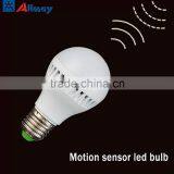 Microwave Sensor LED Bulb 8m Sensor Distance 360 Degree Sensor Bulb for Stair Way Corridor CE RoHS Certificate