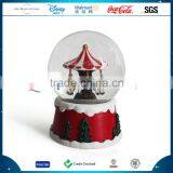 Carousel new design customized souvenir gifts snow globe