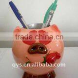 Multifunction Pig Shaped Pen Container thumbnail-1