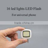 Built-in 16 Led Lights LED Flash for Camera Phone Support for Multiple Photography Mini Selfie Sync Led Flash thumbnail-2