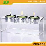 2014 hot sale tea candle stand acrylic displayer for candle holder