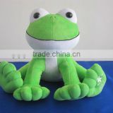 HI EN71 Cheap Custom Green Frog Plush Toy