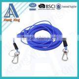 YIWU Factory Stretchy Spring Coiled Strap Lobster Clip Retractable Spiral Coil Cable/Tool Lanyard thumbnail-4